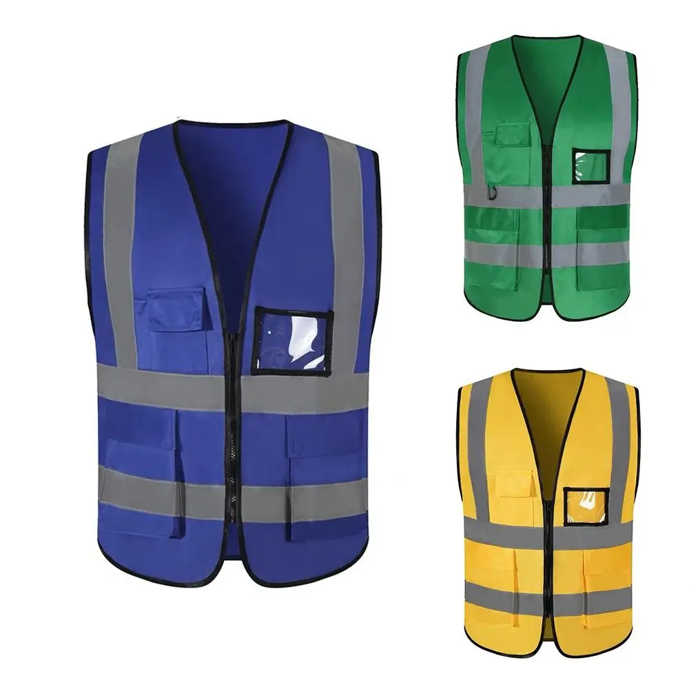 

High Visibility Reflective Safety Vest Wear Resistant Fashion Traffic Waistcoat Breathable Comfortable Cycling Safe Jacket