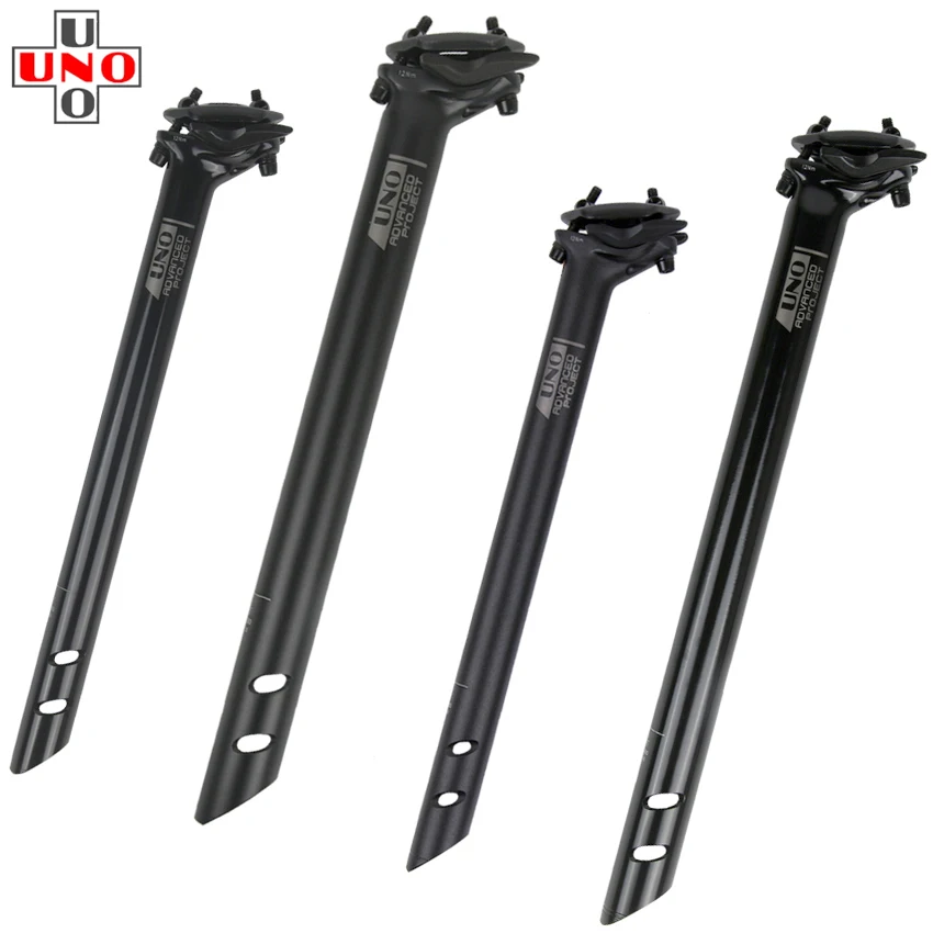 UNO Bike Seatpost SP-719 Road Bicycle Seatpost 27.2/30.9/31.6*350/400mm Mountain MTB Seat Post Tube Bicycle Aluminum Alloy Parts