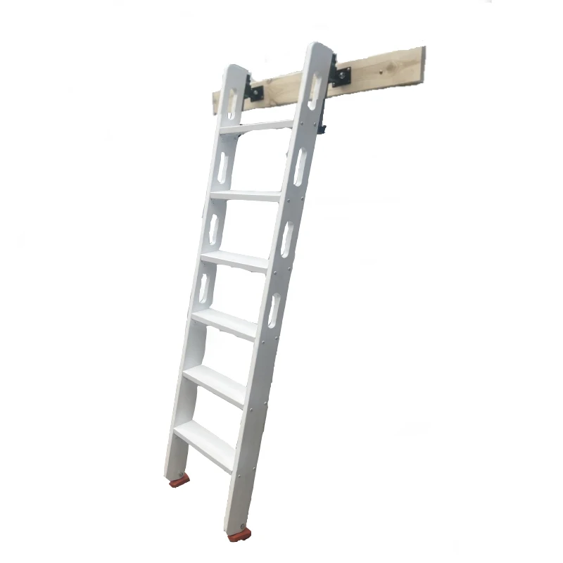La scala in legno per uso domestico può essere memorizzata verticalmente Scala retrattile in legno massello Scala da letto su e giù