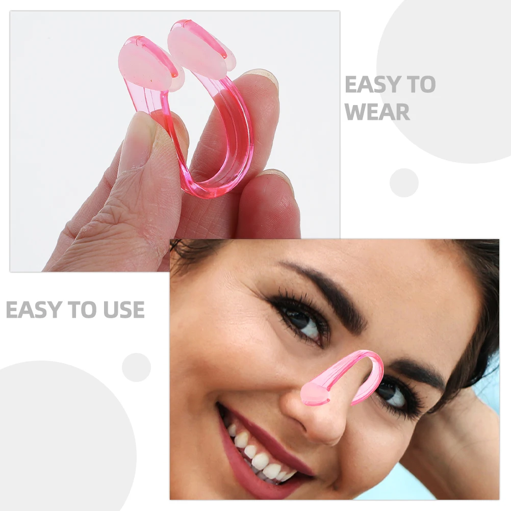 

6 Pcs Protector Waterproof Nose Clip Swim Accessories Silicone Clips Swimming Man