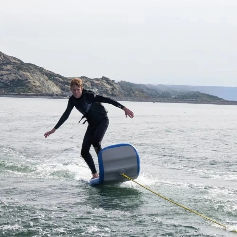 

Winter Sports Inflatable Sleigh Ski Slide Sleigh Hard Bottom Snow Tube Water Play Equipment