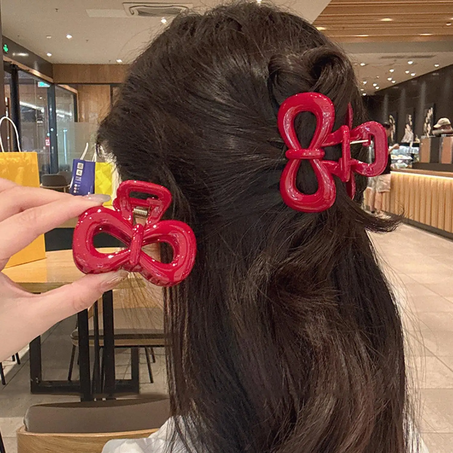 

2 шт./компл., заколка для волос, когти, заколка для волос, элегантный бант для женщин, аксессуары для волос, головные уборы, заколка в горошек