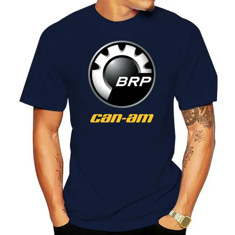 CAN AM Logo BRP ATV Renegade UTV Outlander Black TShirt Tee Shirt New Fashion Mens Short Sleeve Tshirt Cotton T Shirts 2022 tops