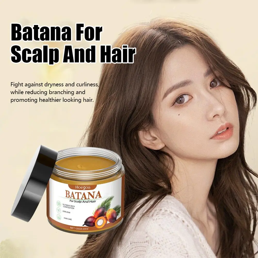 Aceite de Batana para el cabello, 120g, acondicionador, tratamiento capilar, mascarilla hidratante y reparadora de raíz para el crecimiento del cabello, más saludable Hai J3Y8