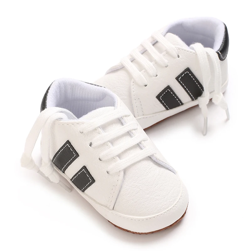 

Casual striped sports shoes spring and autumn newborn 0-1 year old baby boys and girls soft cloth bottom does not fall off shoes