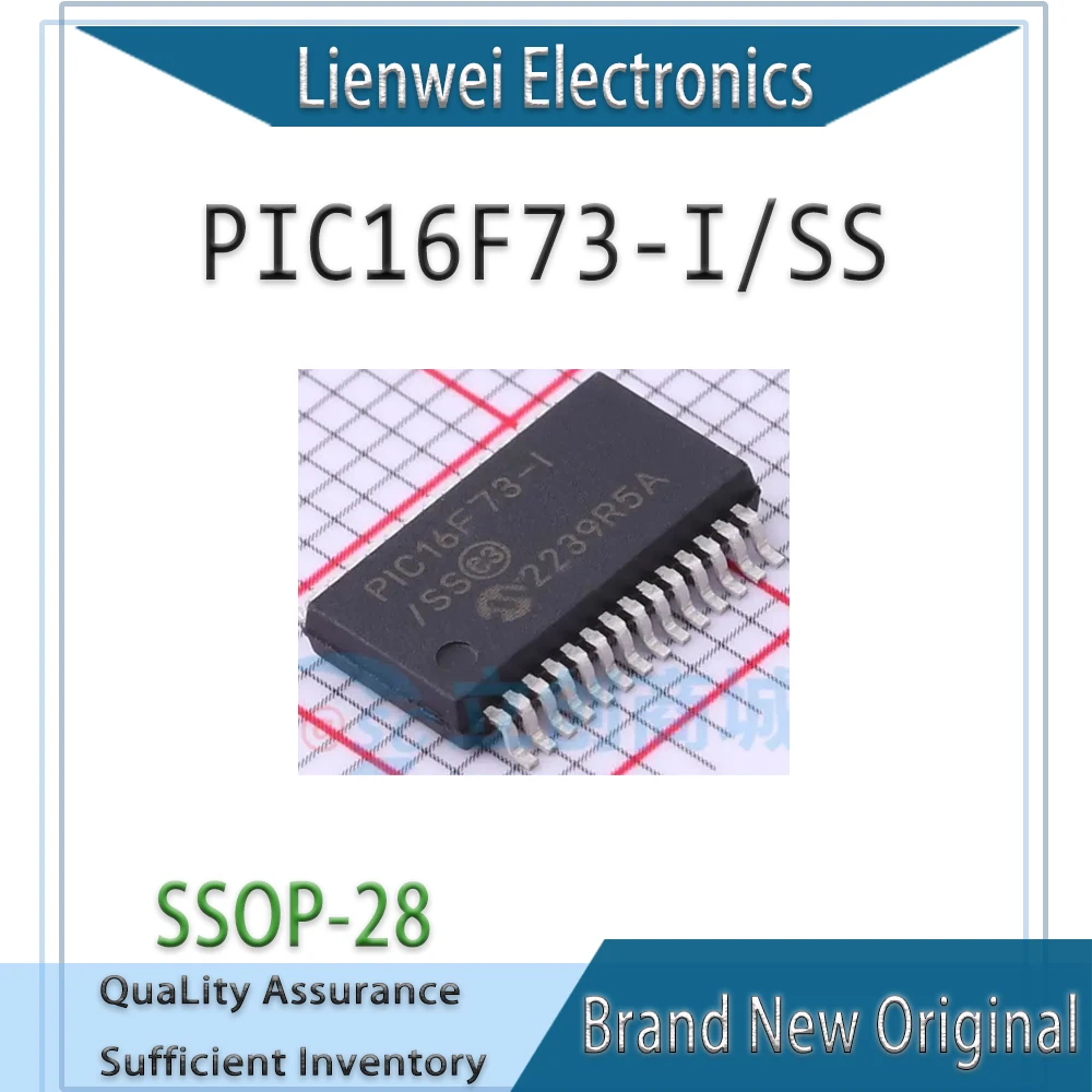 

100% New Original PIC16F73-I PIC16F73-I/SS PIC16F73 IC MCU Chipset SSOP-28