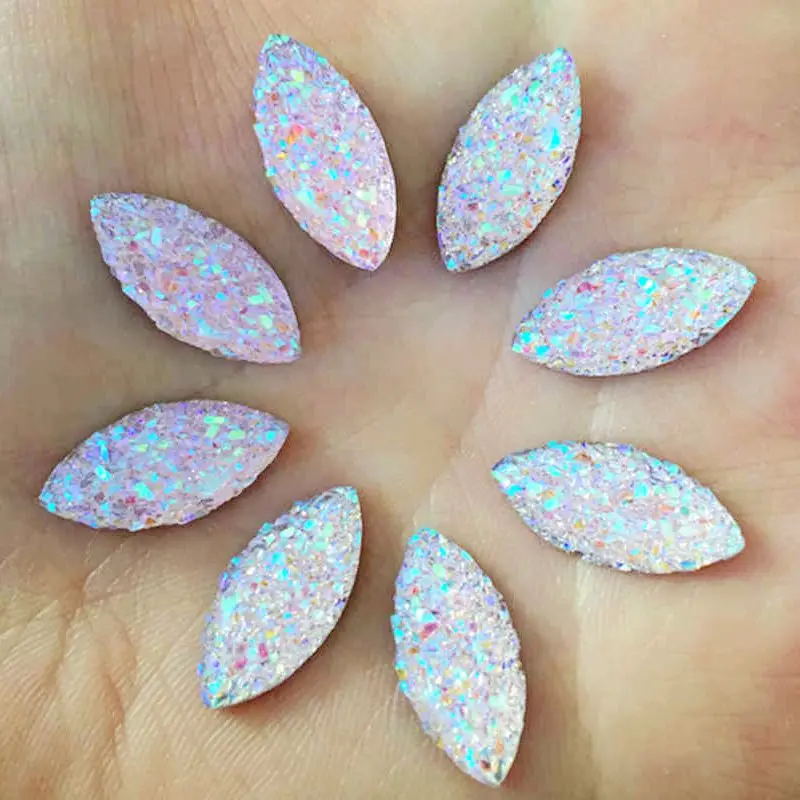 DIY 80PCS AB resin, shiny horseeye flat back scrapbook diy decorating party resin strass drill buttons No hole, no sewing-E80