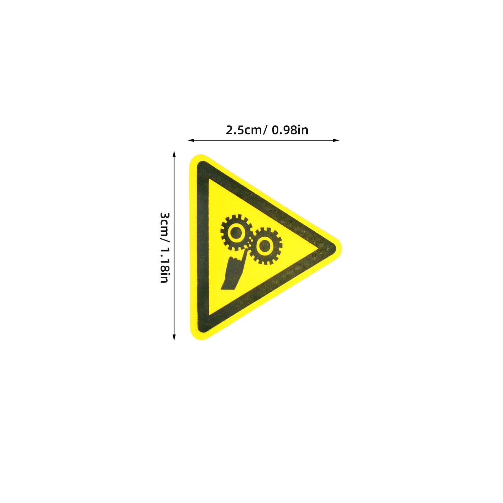 200pcs Safety Warning Stickers Self Adhesive Caution Labels For Machinery Hazard Prevention Harsh Environments Traffic Safety