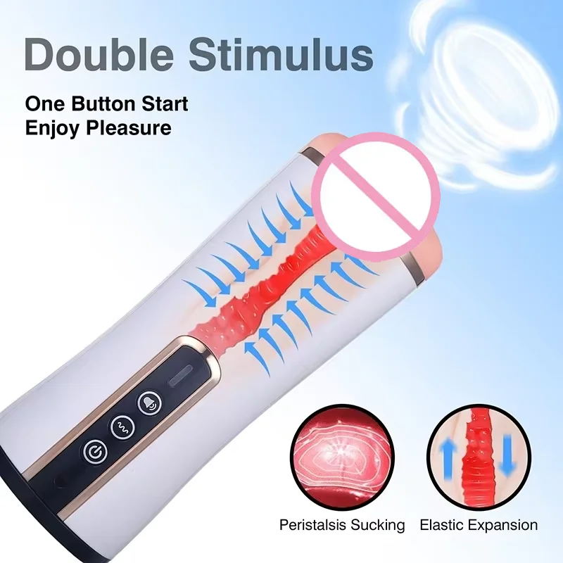 

Automatic Sucking Male Masturbation Cup Oral Real Vagina Adult Suction Vibrator Masturbator Toys For Men Blowjob Sex Machine