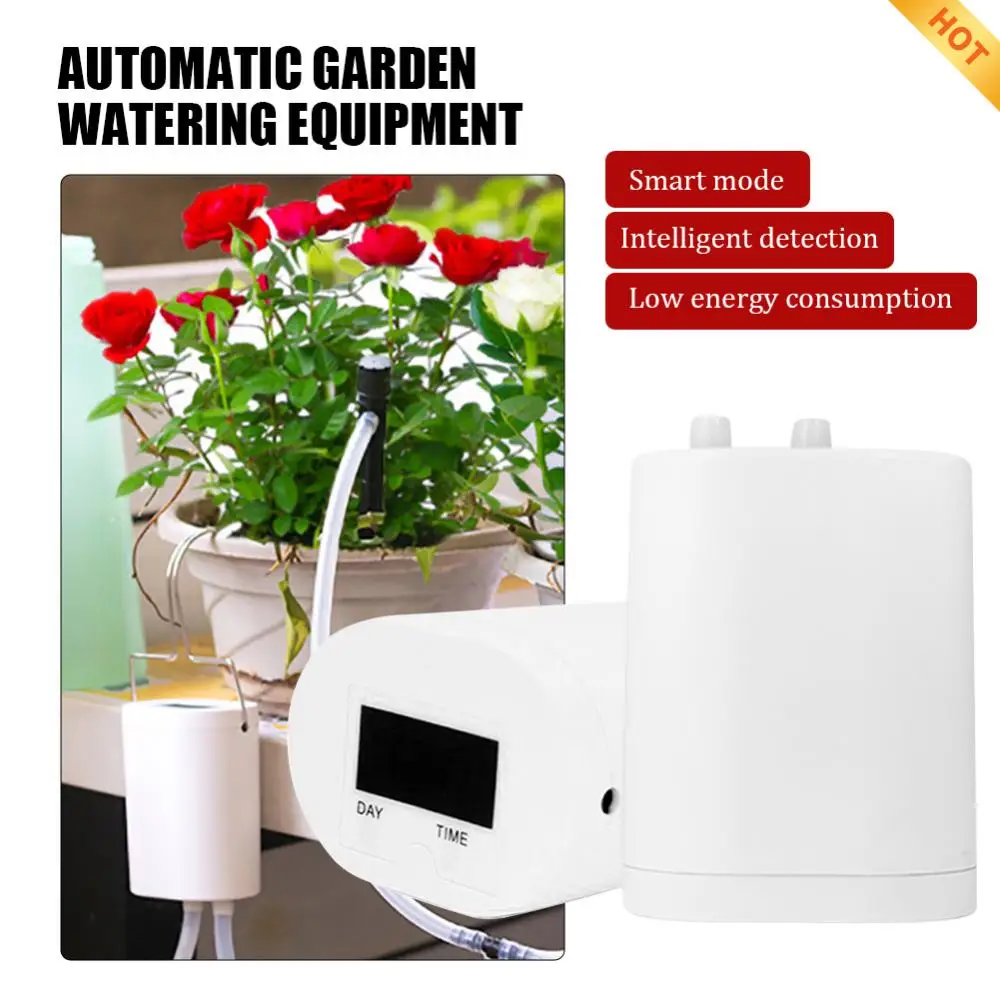 

8 Head Garden Automatic Watering Equipment Plant Drip Irrigation Tool Watering Pump Controller Home Garden Flowers Plants Drip