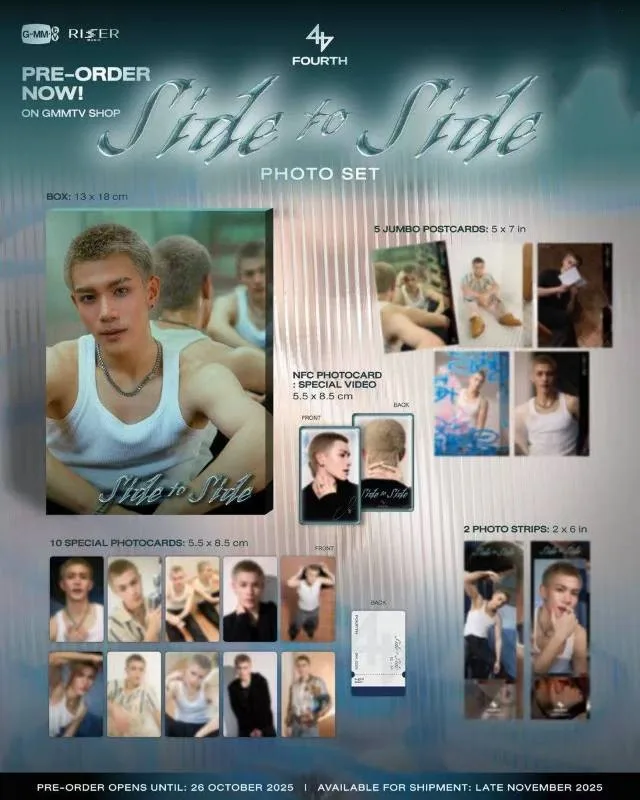 Предпродажа, официальный набор фотографий GmmTV Thai TV My School President Thai Star Geminifourth Fourth