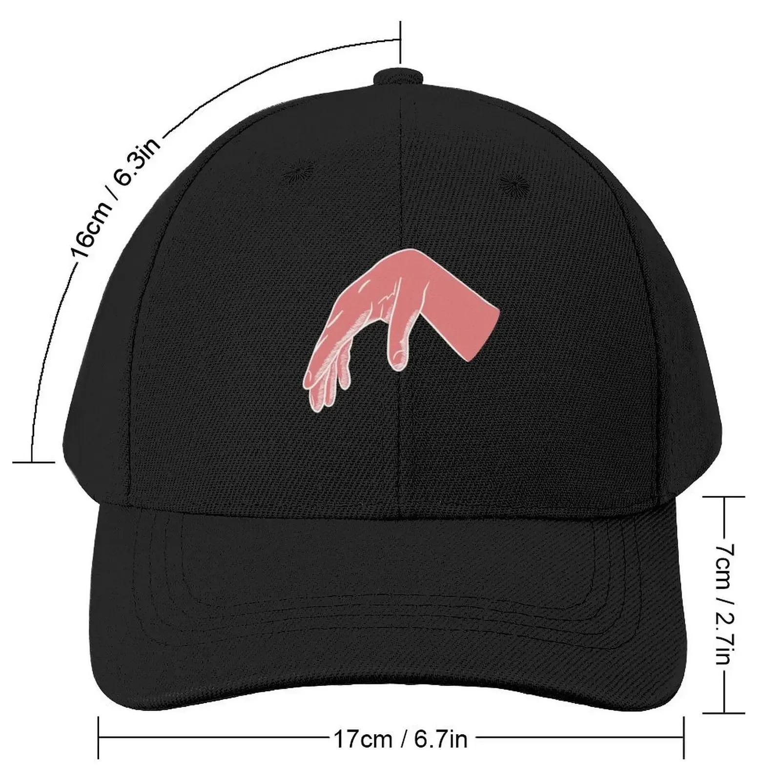 Millennial Pink Limp Wrist Baseball Cap beach hat summer hat fishing hat Women's Men's