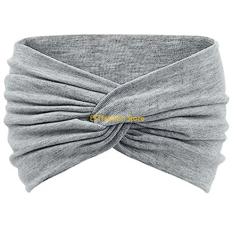 Y5GC Women's Wide Headbands Soft And Breathable Hair Accessories For Various Occasion