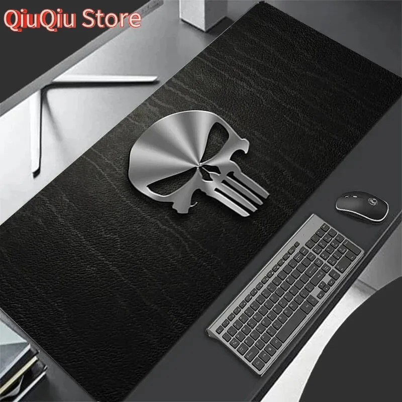 Gaming-Mauspad Anime-Tastaturunterlage PC Punisher Mauspad XXL Laptop-Schreibtischunterlage für LOL-Gamer Geschenk
