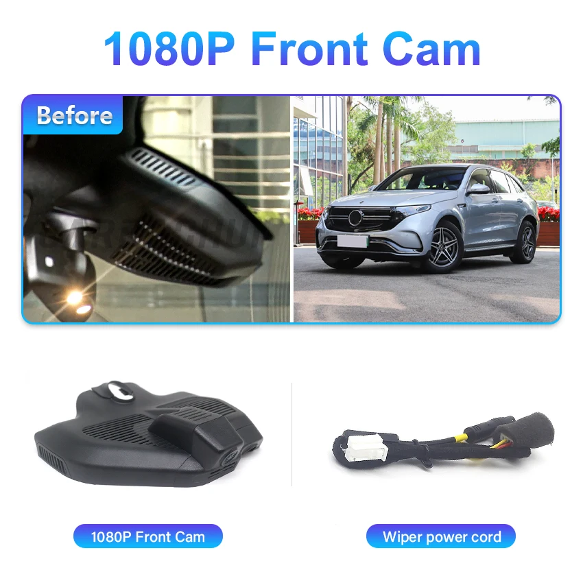 4K 2160P Auto DVR Dash Cam Achteruitrijcamera voor Mercedes Benz GLC X253 GLC Coupe C253 AMG GLC43 GLC63 EQC400 EQC GLC300 GLC300d GLC300e