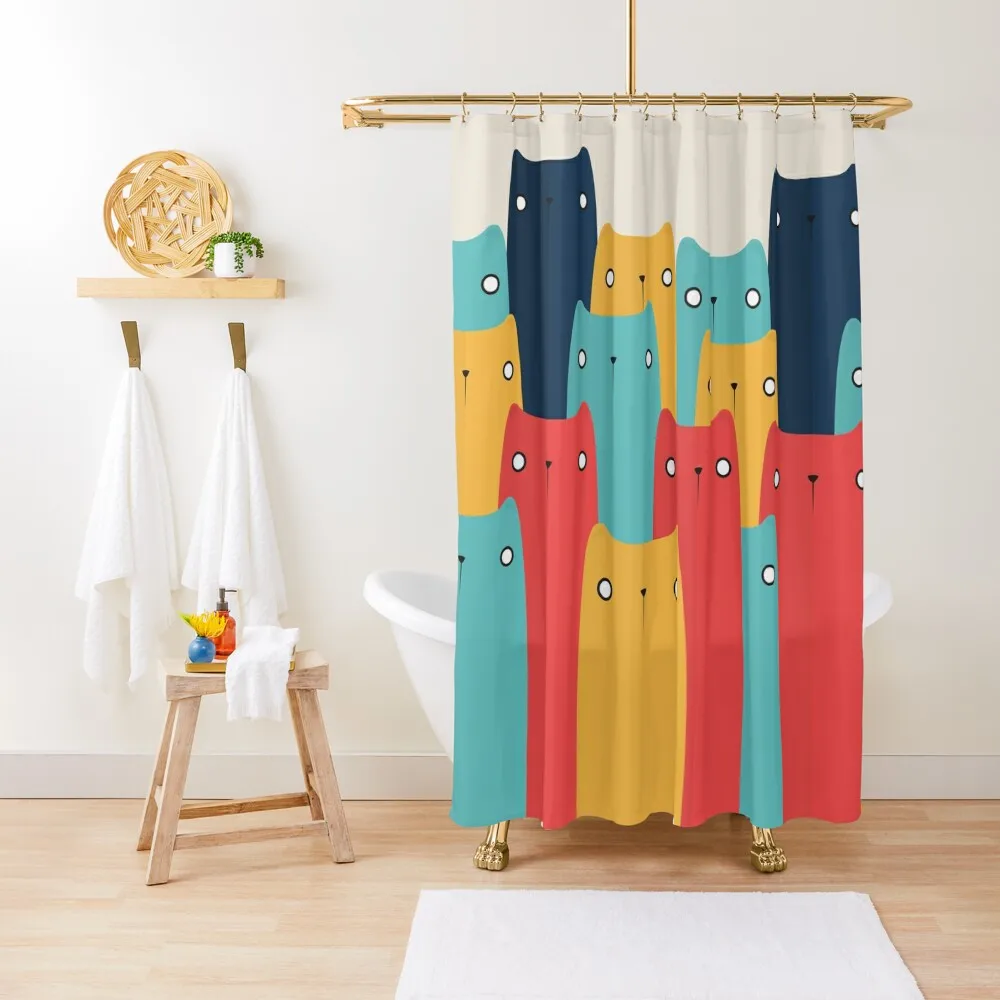 

Cats Shower Curtain Set For Bathroom Elegant Bathroom For Bathroom Shower For Bathrooms Curtain