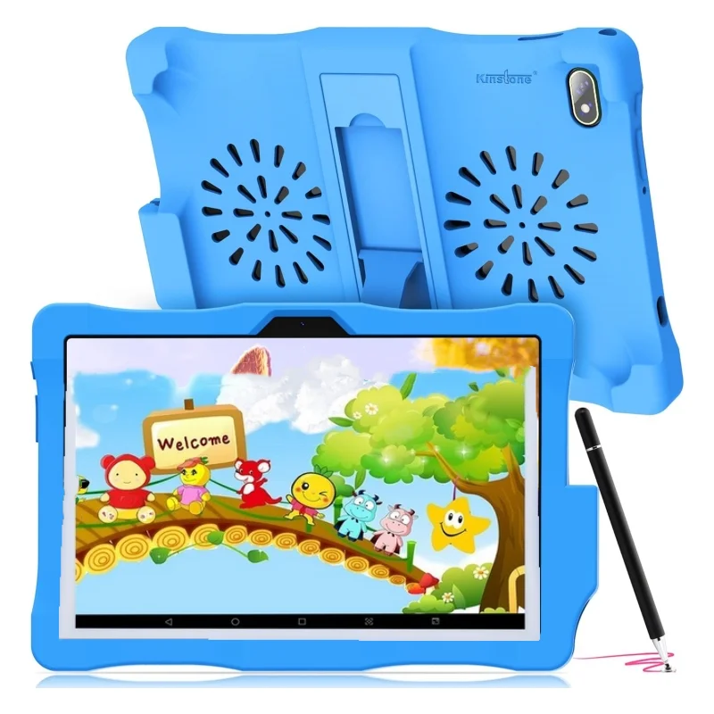 Stylus Type-C 10.1 INCH RAM 3GB ROM 32GB Android 12 Tablet PC KST102SF T310 Quad-Core Gift Stand Silicone Case Tempered Film