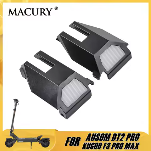 Rear Deck Side Cover for AUSOM DT2 PRO &amp; KUGOO F3 PRO MAX 52V Dual-Motor Electric Scooter Rear Board Edge Light Protection Cap
