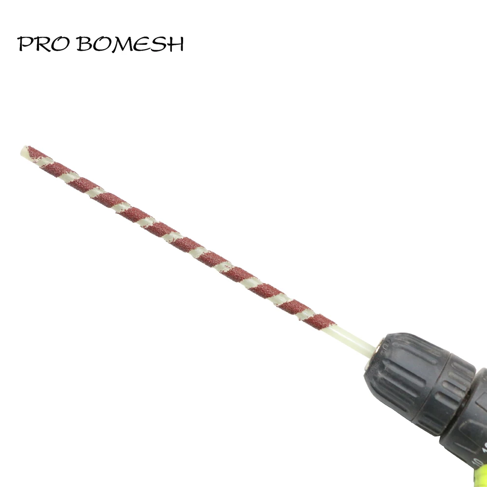 Pro bomesh 4 peças reamer tool kit o/d 8mm 9mm 10mm 12mm diy vara de pesca ferramenta de reparo componente