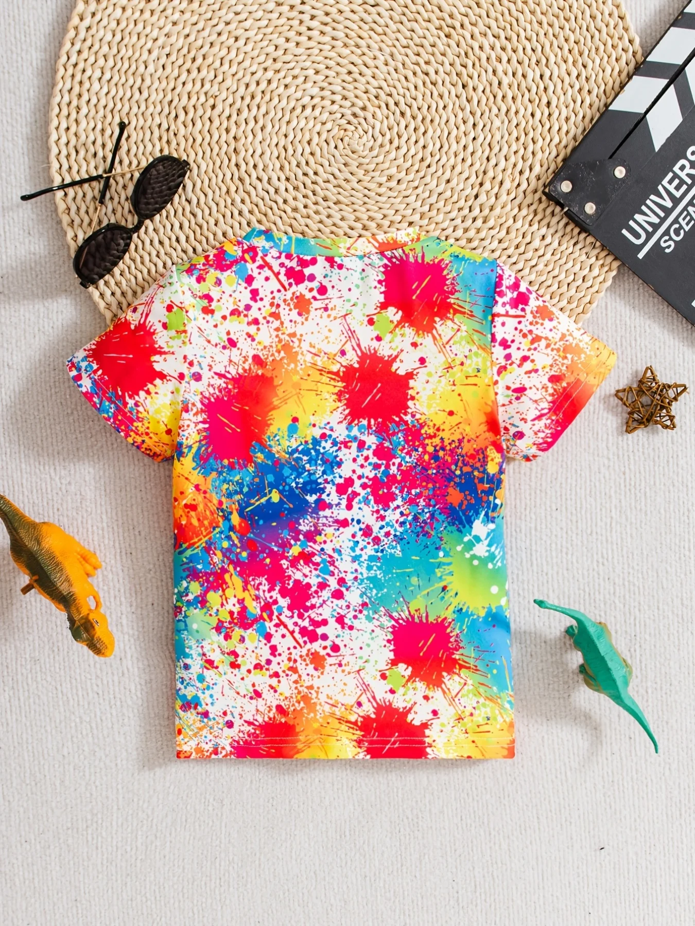 Dinosaur Children's Clothing Short Sleeve Kids Clothes Summer Animal Graphic T Shirts Children Top O-Neck Tees Baby Boy Clothes