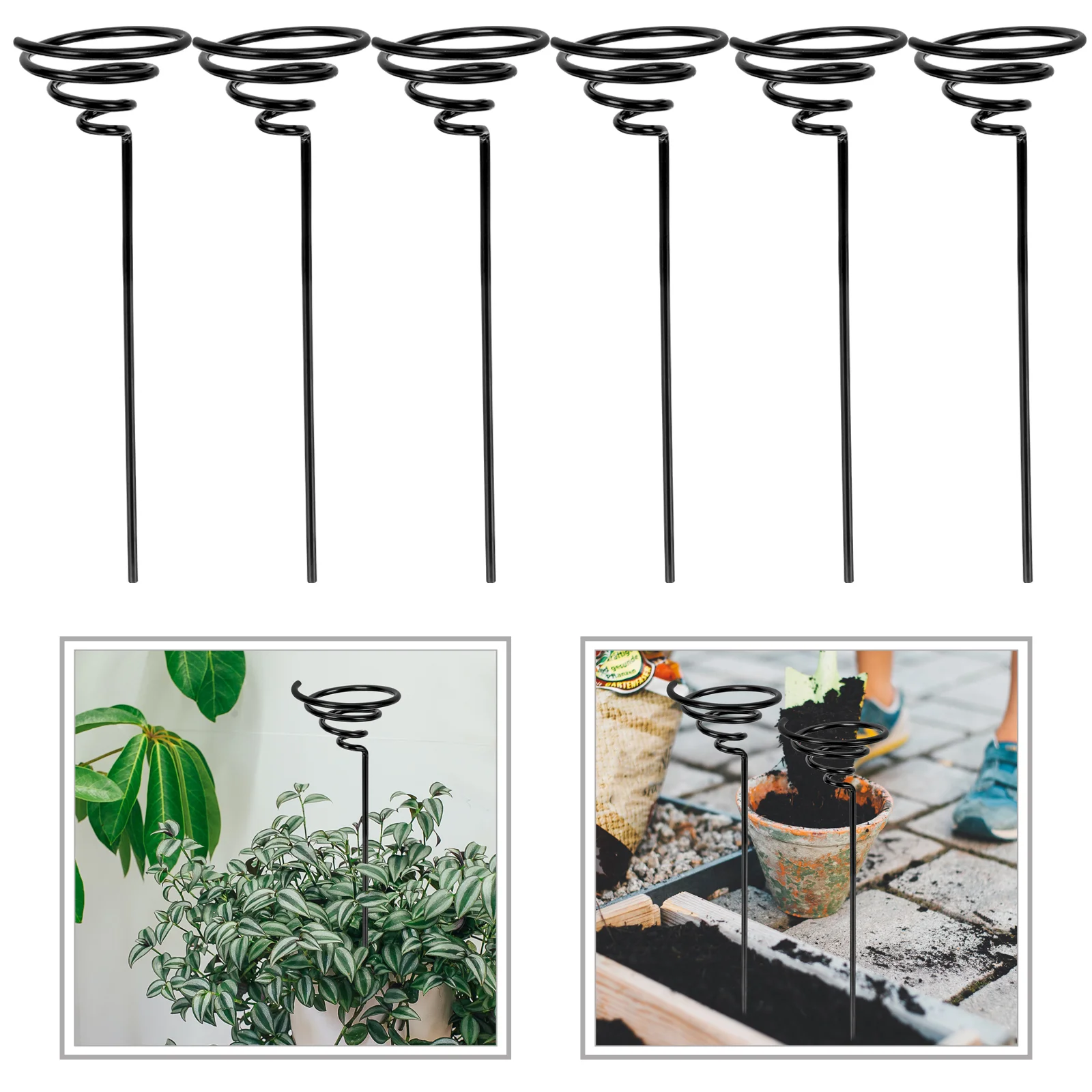 10 Pcs Air Plant Stand Display Convenient Tabletop Ornament Flowers Decorative Iron Rack Holder