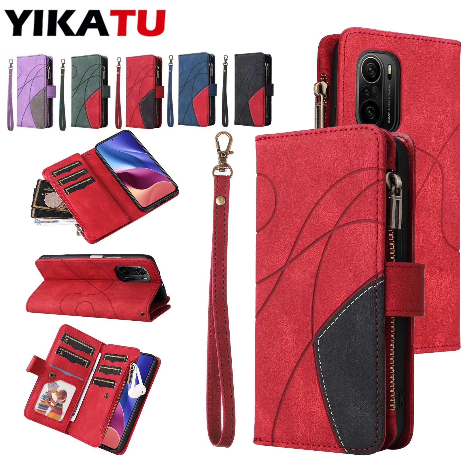 

Multi Card Wallet Case For Xiaomi M5 M4 13 12 11 Mi 10T Lite 11i 14T 13T 12T 11T Pro 14 Ultra 5G Leather Coque Card Slot Cover