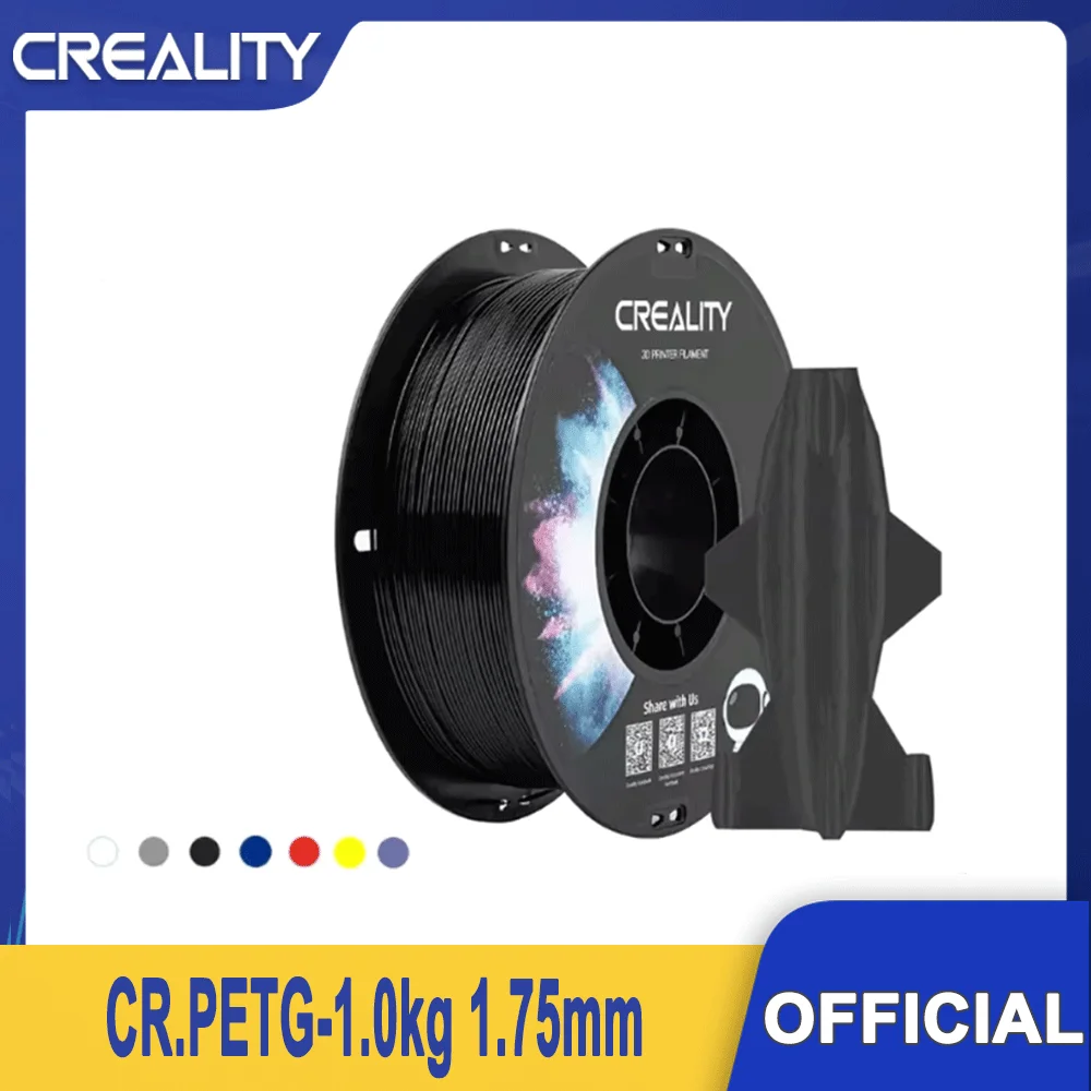 CREALITY Original CR-PETG Filament 1KG 1.75mm 7 Colors Choose High Temperature Eco-friendly Odorless Non-toxic Excellent