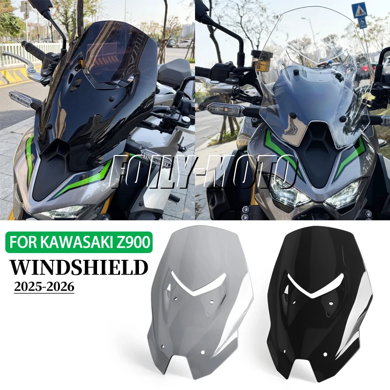 Deflektor przedniej szyby motocyklowej do Kawasaki Z900 SE Z900SE 2025-2026 Nowe akcesoria ochronne na ekran