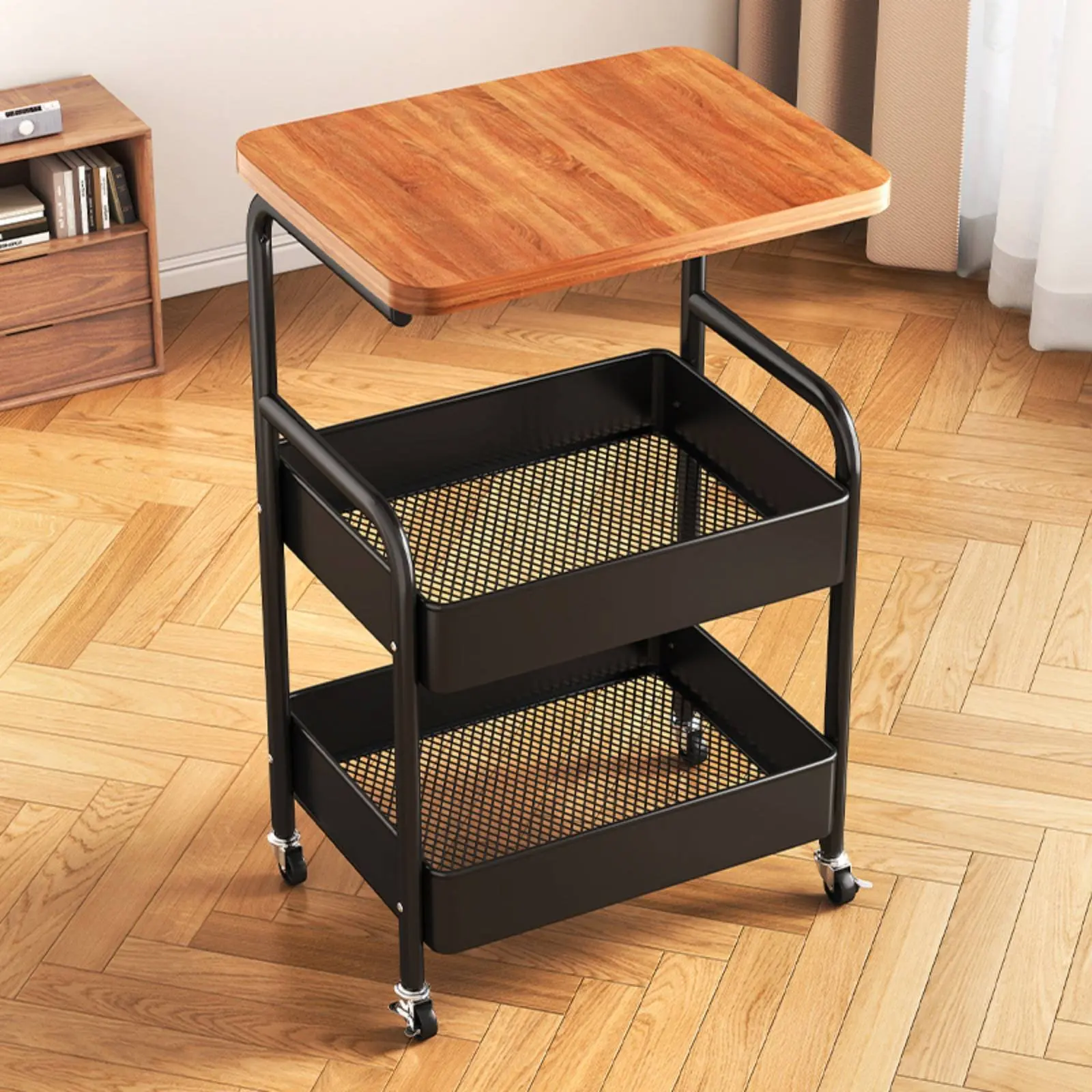 mesa-de-cabeceira-movel-com-cantos-arredondados-mesa-lateral-para-sofa-com-rodas-rack-de-armazenamento-estreito-e-robusto