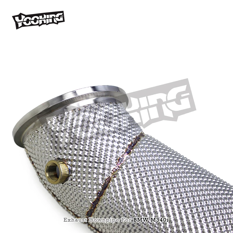 Race Performance Free Flow Downpipe In Stock For BMW M240 M240i M340i M440i 540i X5/X6 G05/G06 A90 B58 3.0T Stainless Steel Pipe view 3