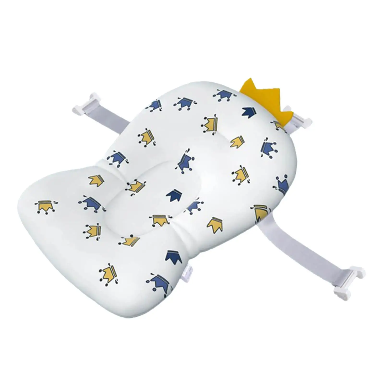 Soft Baby Bath Tub Support Cushion Net Anti Slip Floating Seat for Infant Bathing Comfortable Bathtub Mat