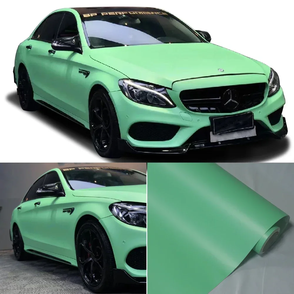 

Hot Selling Super Matte Satin Silver Car Body Protective Wrap Vinyl Matt Film 17m for Car New Energy Vehicle