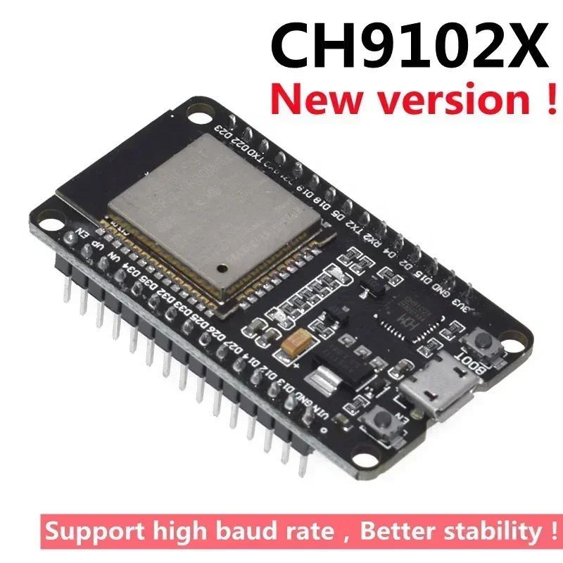 

1PC ESP32 Development Board Wireless WiFi +Bluetooth-compatible Dual Core CP2104 2.4GHz RF ESP32 1PC Development Board 3.3V 2023