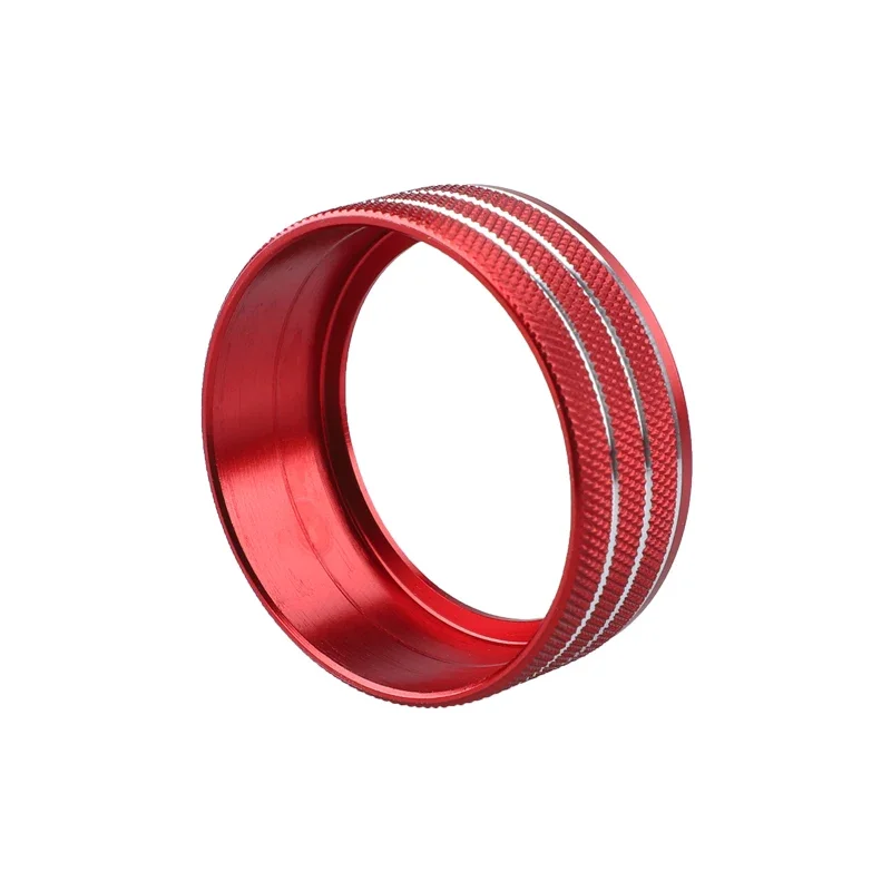 تكييف الهواء حجم راديو زر المقبض غطاء الألومنيوم حلقة الزخرفية ل دودج تشالينجر شاحن الملحقات 2015-2020 #3