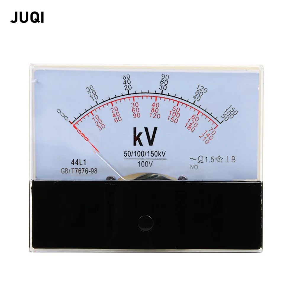 

44l1 100V input analog AC voltmeter high voltage meter 3KV 6kV 10kV 20kV 50kV 70kv 100kV cannot directly use 80 * 100mm multi ra