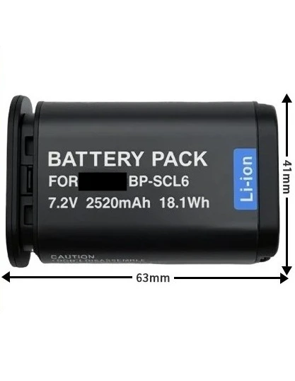 New BP-SCL6 battery for Leica Q3 Q2 SL2 SL2S SL3 and other models