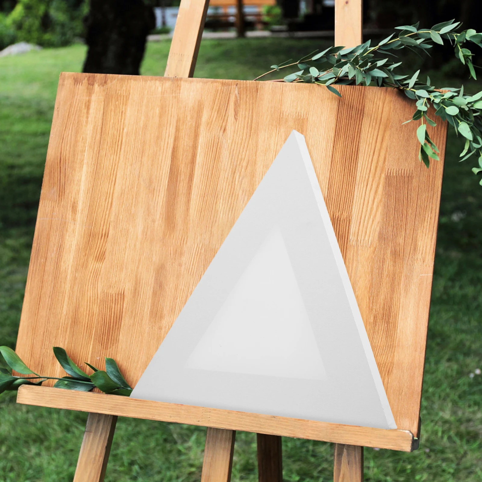 

Triangle Canvas 40cm Equilateral Oil Painting Boards Stretched Blank Panels Artist Decoration Artist Canvas DIY