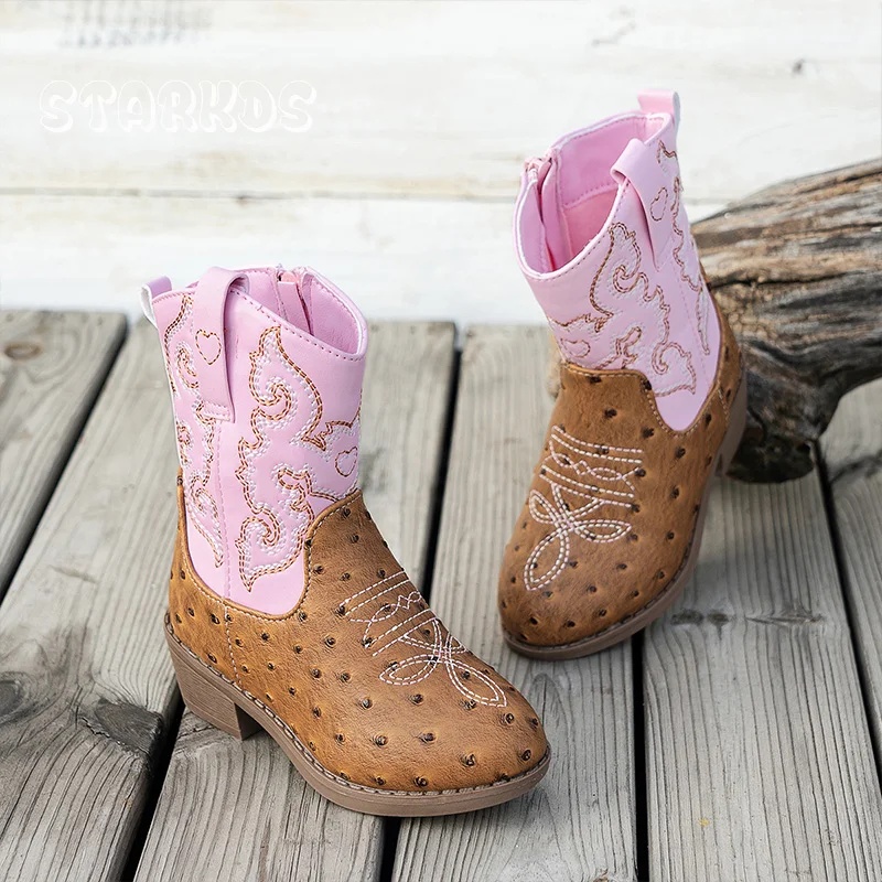 FOTO 6 - Розово-коричневые сапоги в