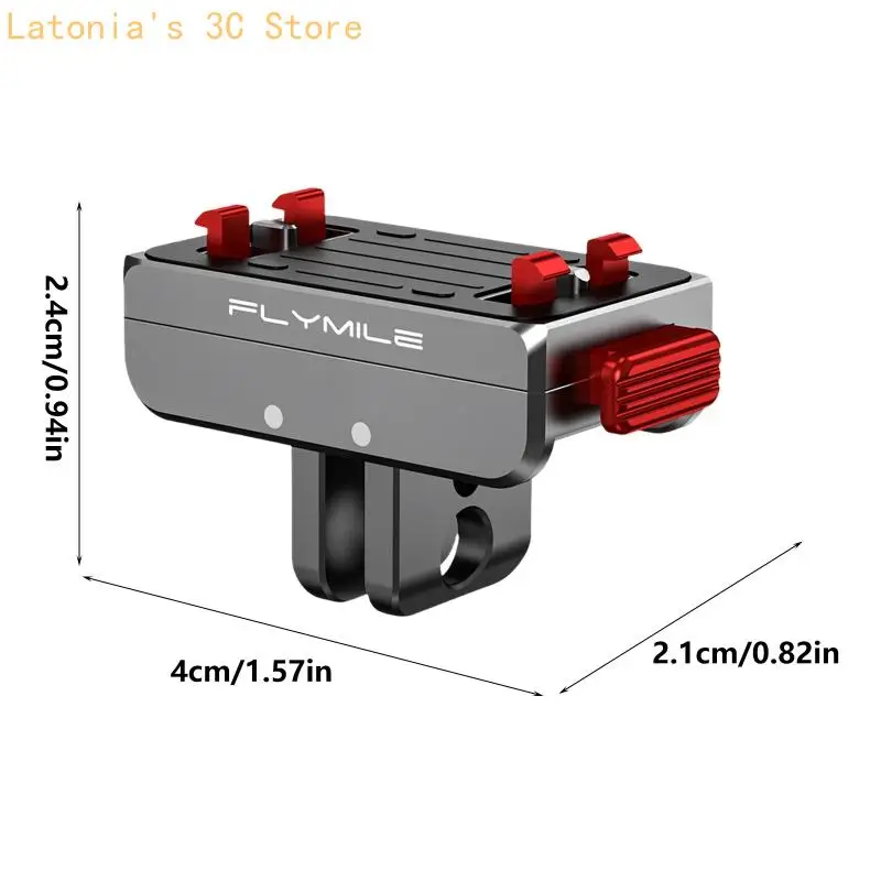 Kamera-Schnellwechsel-Montagebasis mit seitlichem Verriegelungsadapter für Pro2 X4-Kamera X3UB – Detail 6