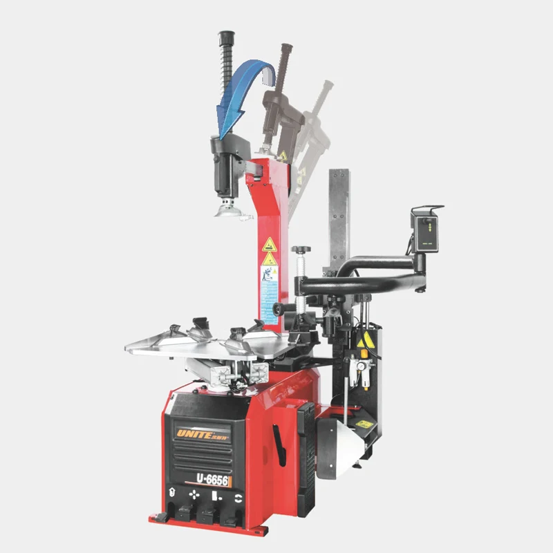 U-6656 مبدل إطارات البرج الخلفي المائل الأوتوماتيكي بالكامل