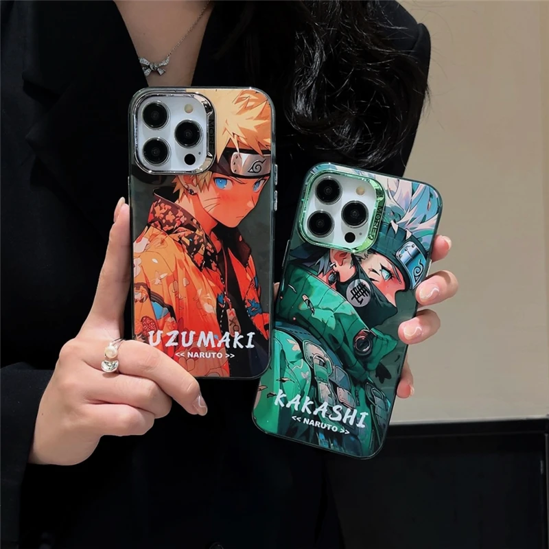 One Piece Naruto Kakashi Cool Case for IPhone 11 12 13 14 15 16 Pro Max Plus Cartoons Phone Cover Back Shell Toy Gift