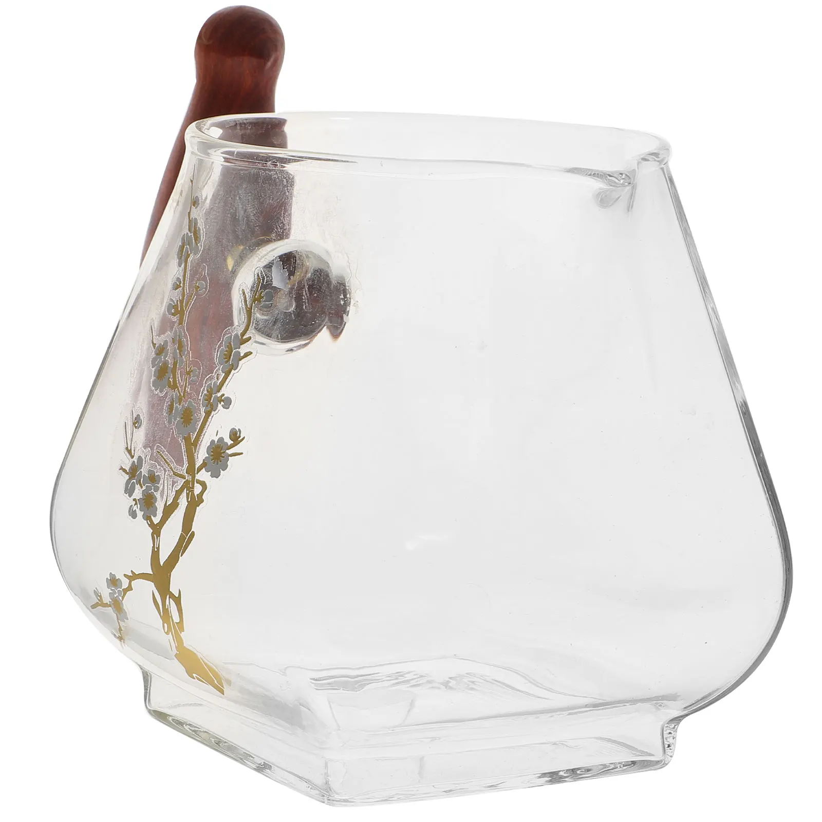 

Glass Gravy Boat with Handle Premium Sauce Container for Hot Cold Sauces Salad Dressing Broth Dripless Pour Spout Kitchen