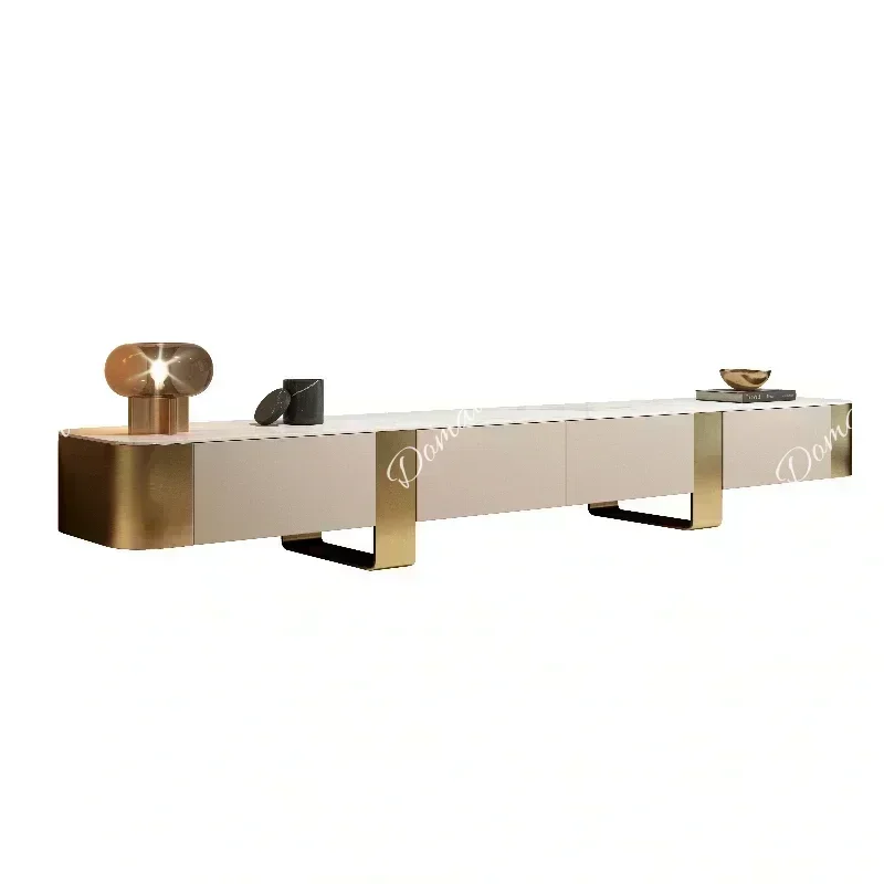 46B TV Stands For Hotel Nordic Furniture Household Small Household TV Stand For Living Room Rock Slab Decoration TV Cabinet Mode