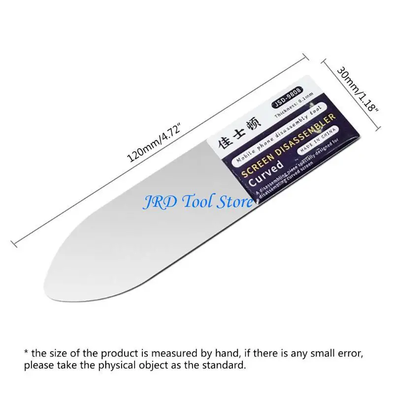 A2UD TELEFONE MOLELY CURNDO LCD SLACHGER Spudger Ultra-Frexible Flexible Pry Card Ferramentas Desmontagem Aço Metal Aço