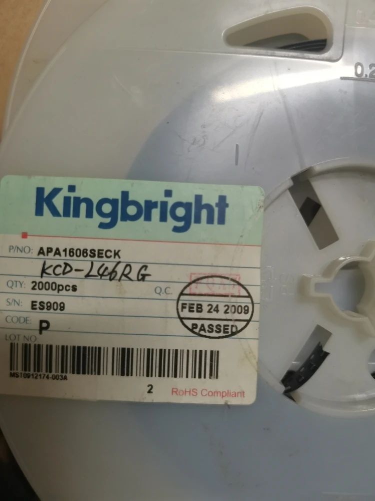 

50 шт./APA1606SECK 0603 Боковой оранжевый, оранжевый свет, светодиодный индикатор