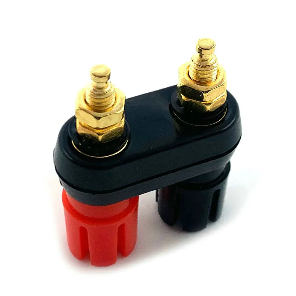 Rote schwarze Bananenstecker – Lautsprecherklemmen-Bindingspfosten für Verstärkeranschlüsse