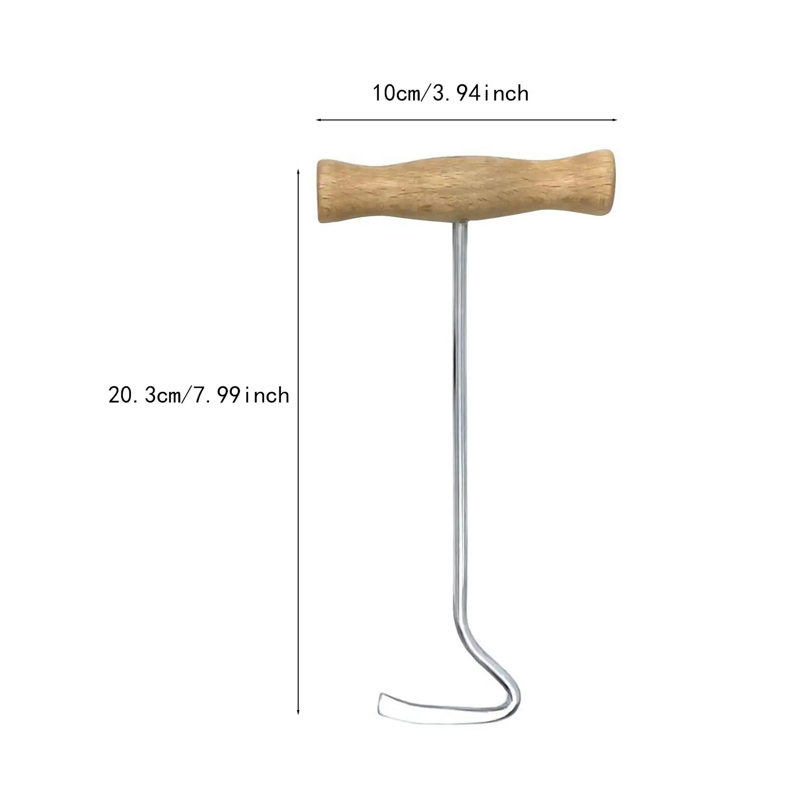 2 قطعة خطافات التمهيد طويلة ركوب التمهيد تسحب مريحة قبضة قوية مستقرة #6