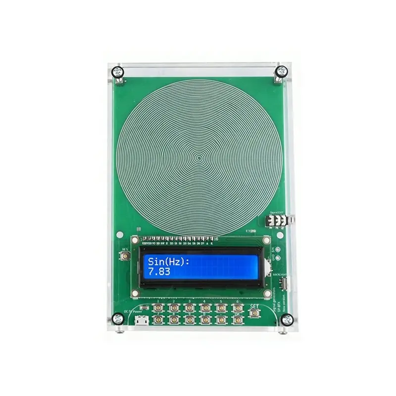 Sine Wave Generator 0.1-99999Hz Adjustable Frequency Schumann Resonance Generator With Antenna Plate Healing Device