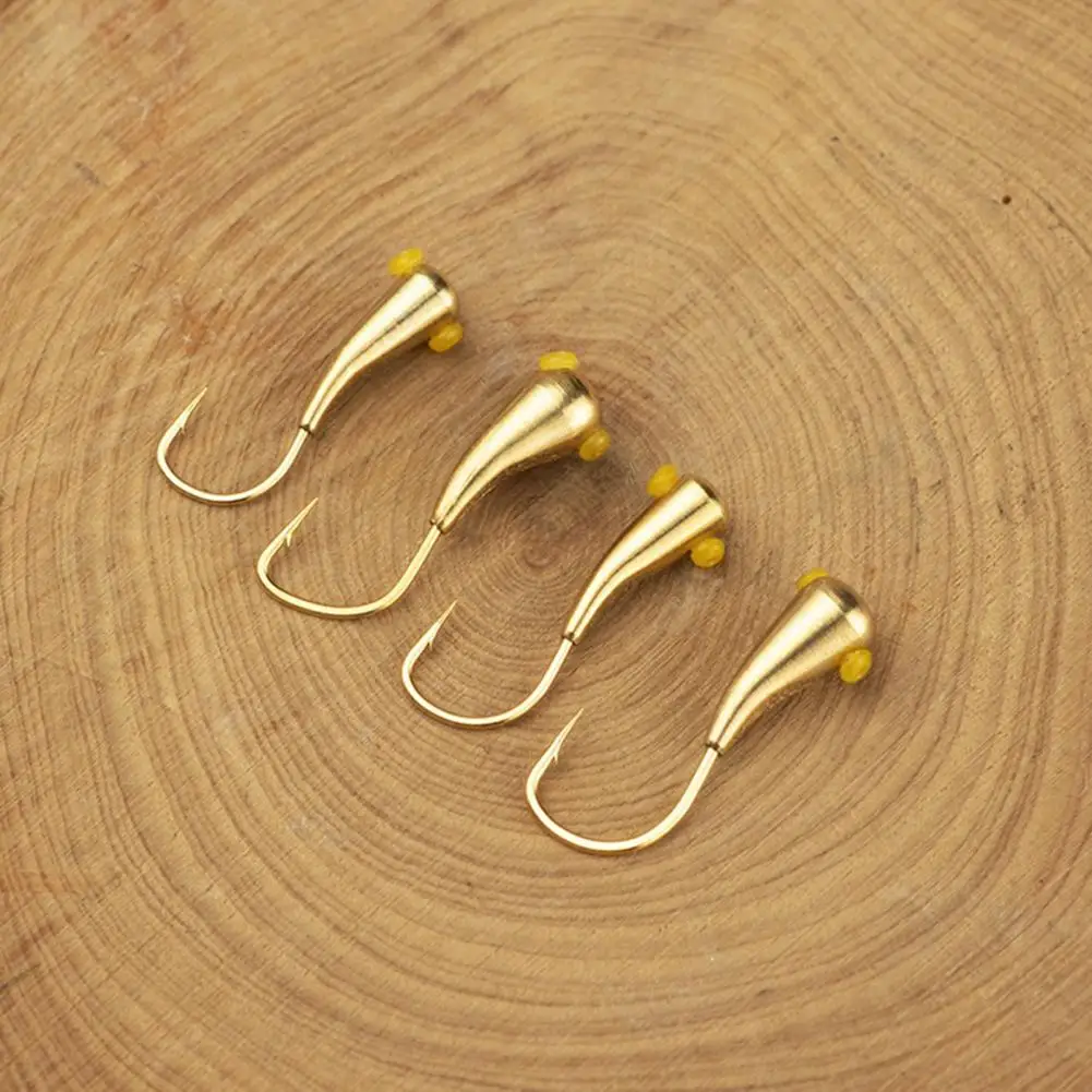 Long-Lasting 10Pcs Durable Bright Color Fishing Jigs Corrosion Resistant Fishing Supplies