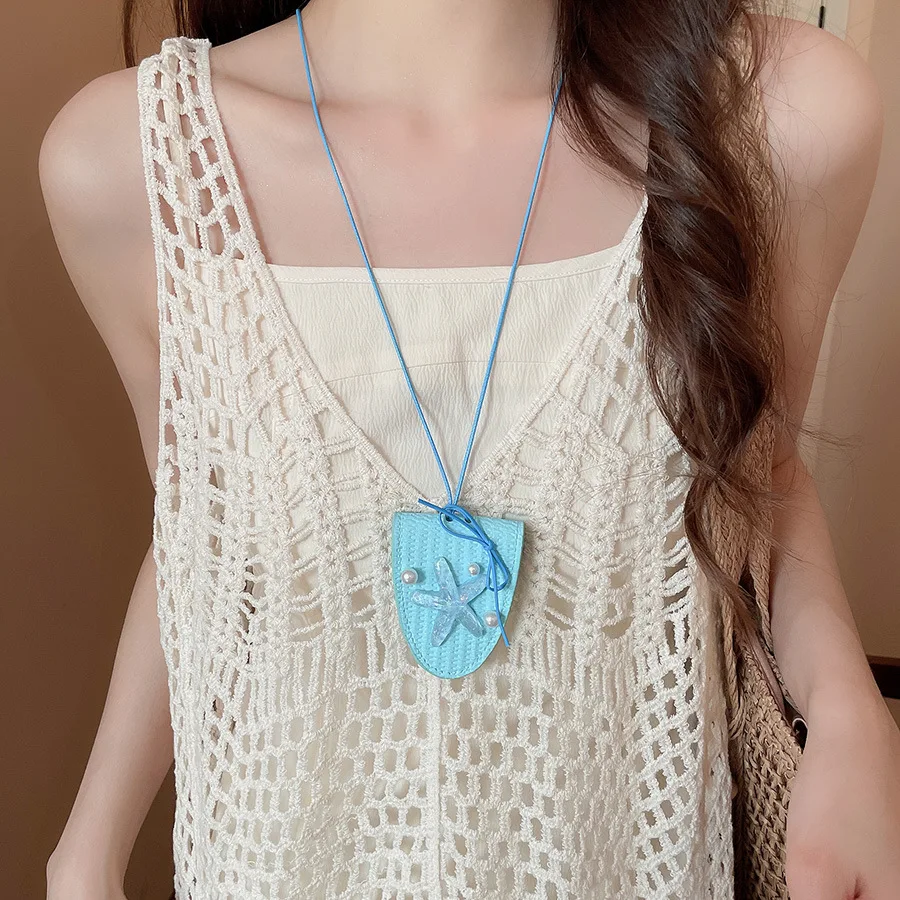 مشبك النظارات المغناطيسي نجمة البحر نجمة البحر النظارات الشمسية كليب بولي Leather الجلود النظارات كليب المغناطيسي المغناطيسي النظارات قلادة للهدايا